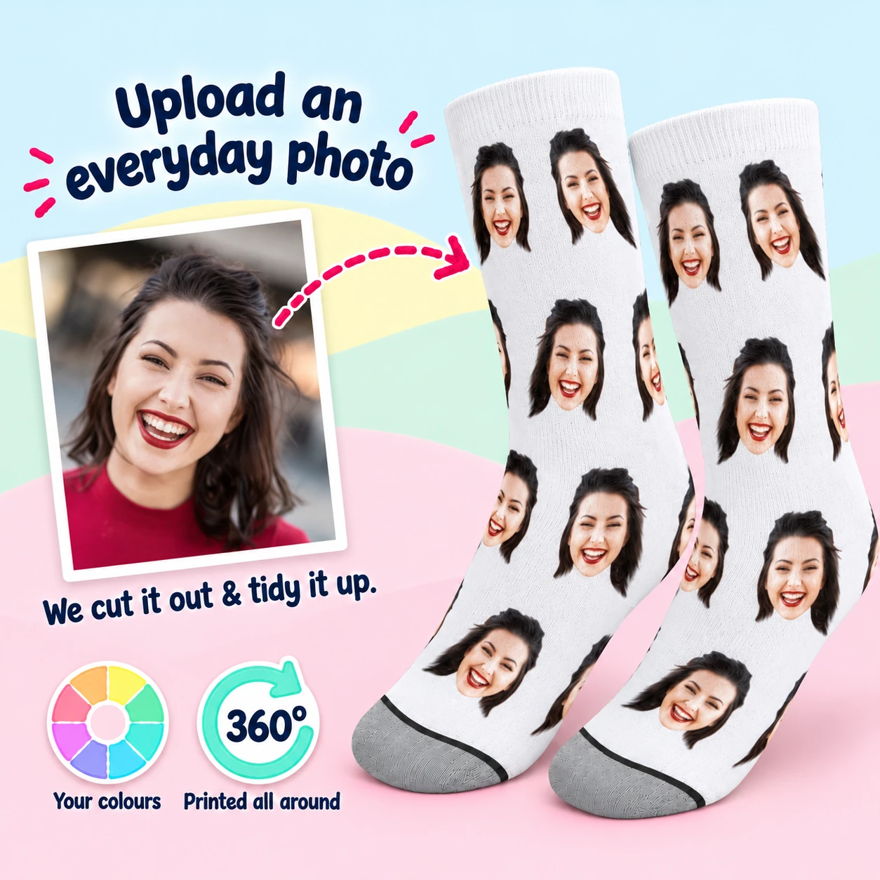 Face Socks (Mug)Socks