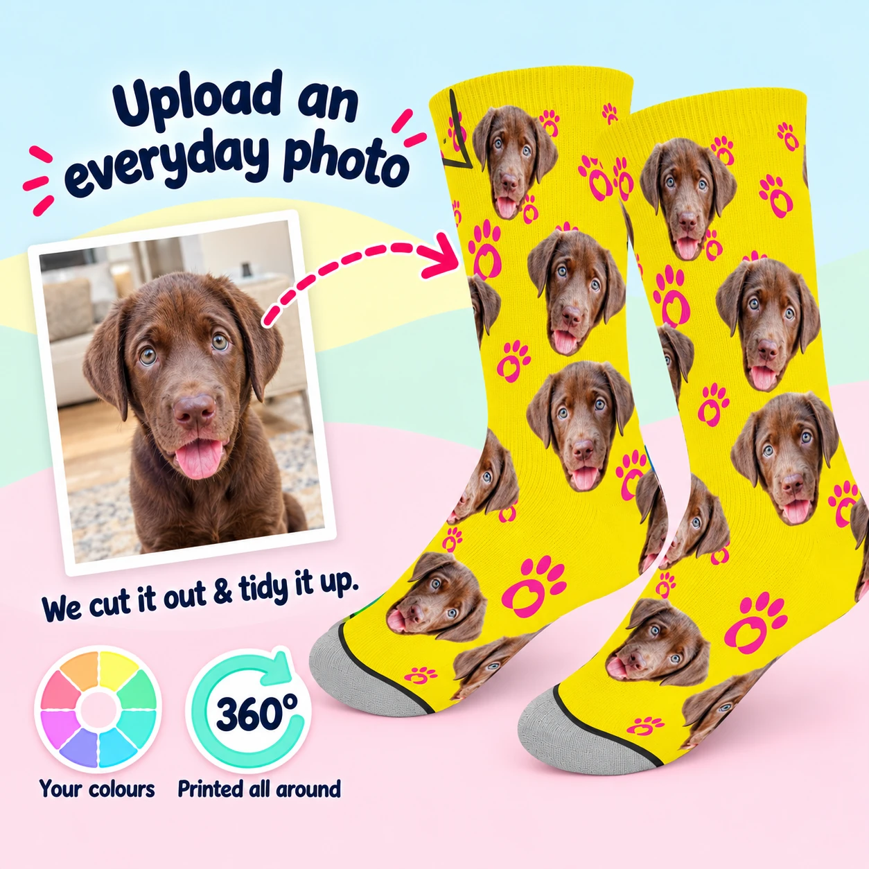 Heart Paw Socks