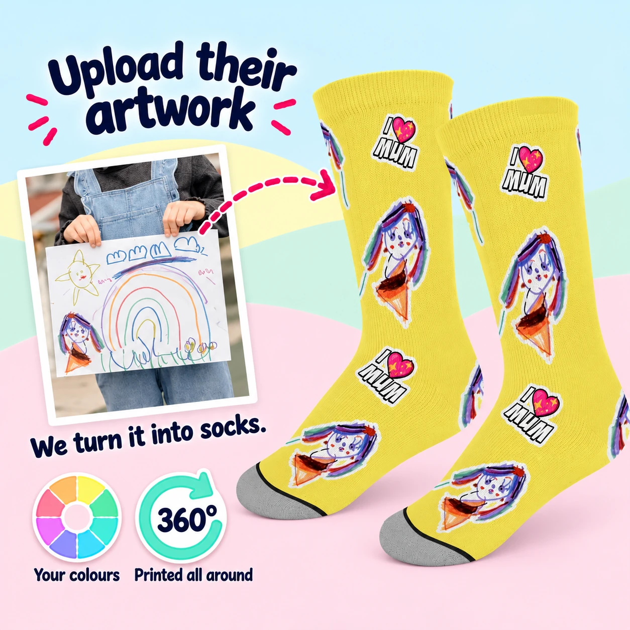 Kids Artwork Socks