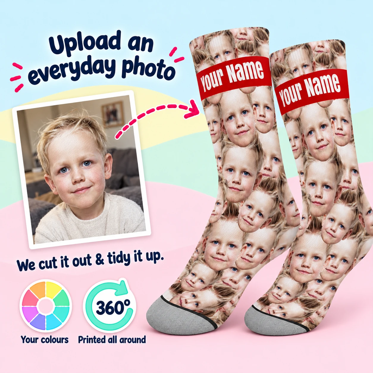Photo Mashup with Name