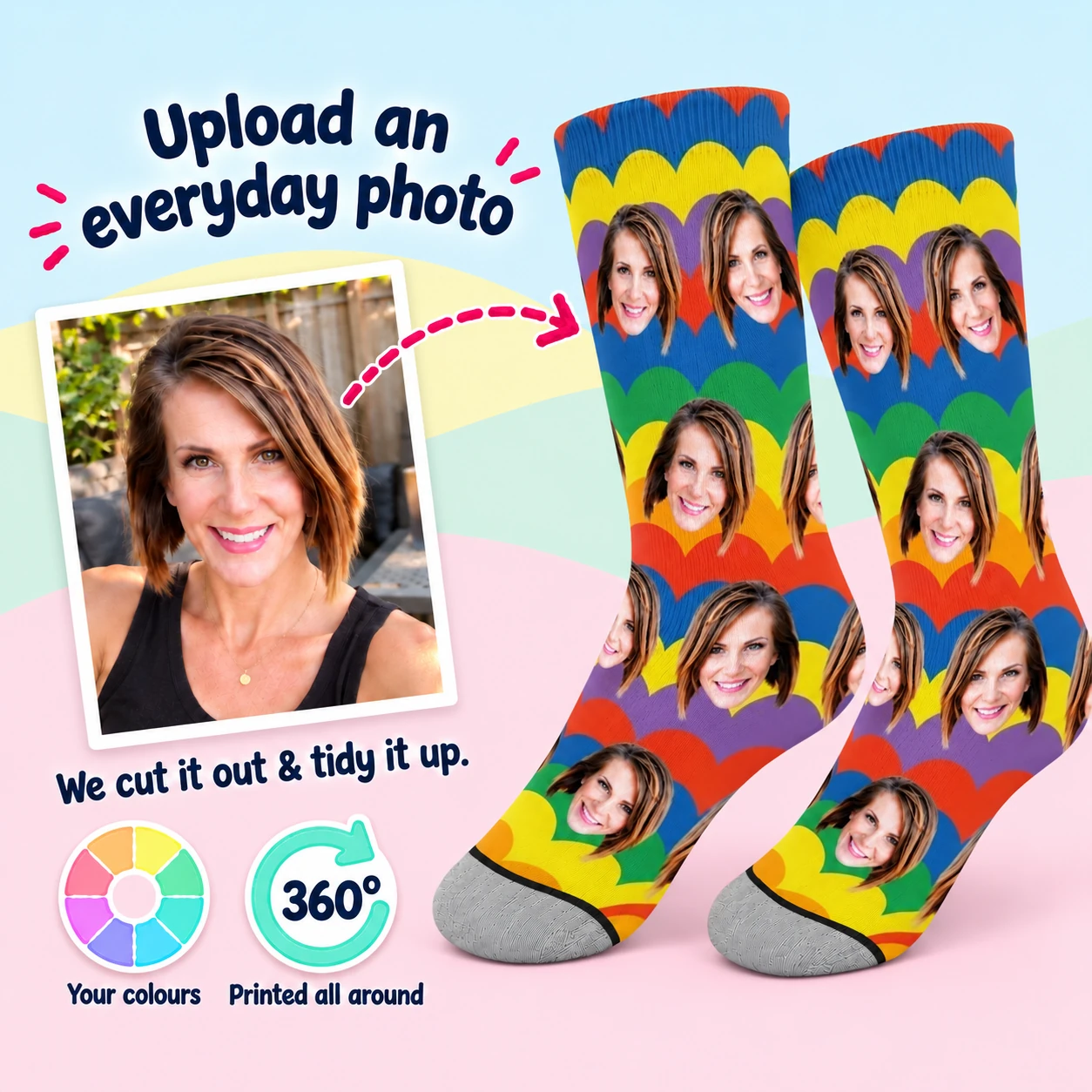 Rainbow Hills Socks