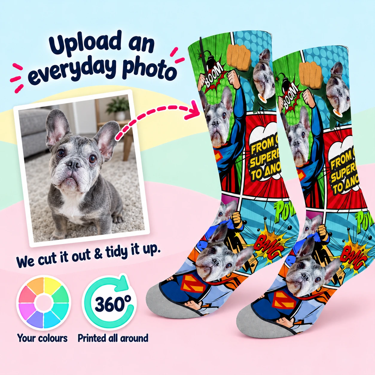 Super Hero Socks (Male)