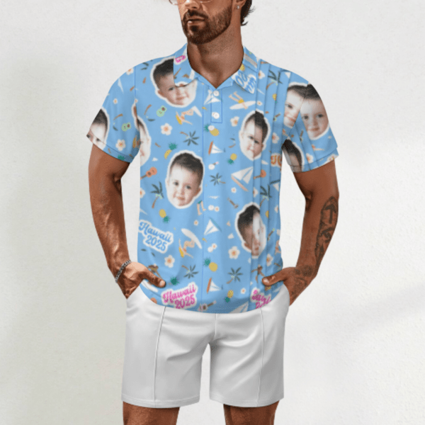 Men’s Polo Shirt Set (A46TZ) - Image 3