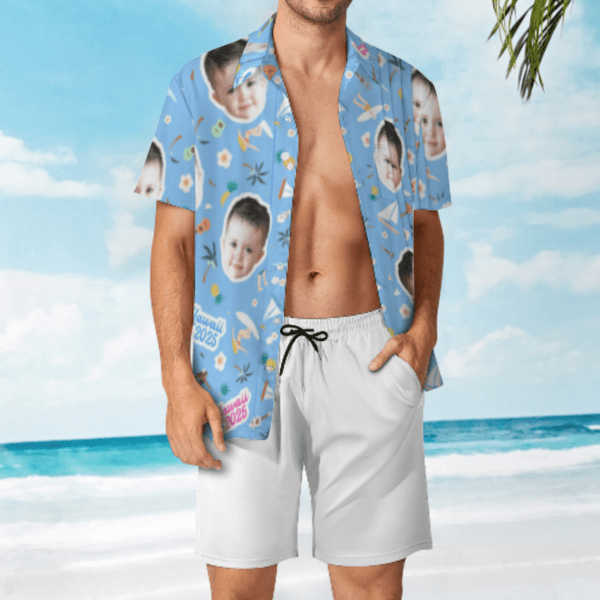 Men's Shirt and Shorts Outfit - Image 3