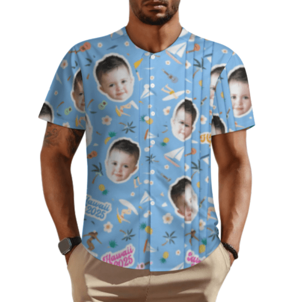 Men's Collarless Shirt (LM018)