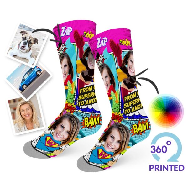Super Hero Socks (Female)